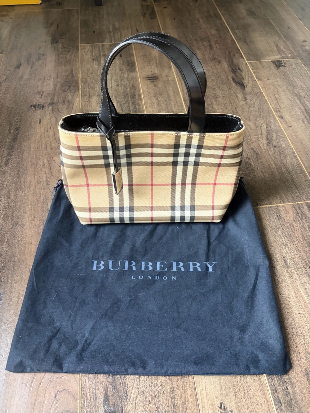 Vintage Burberry Mini Nova Check Tote